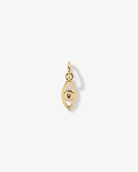 Pendentif œil protecteur avec accent diamant en or jaune 10 carats