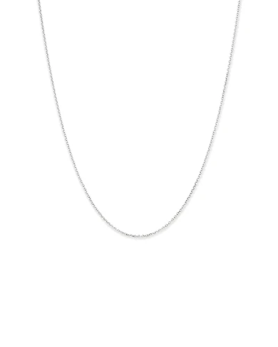 50cm (20") 1.8mm Width Belcher Chain Necklace in Sterling Silver