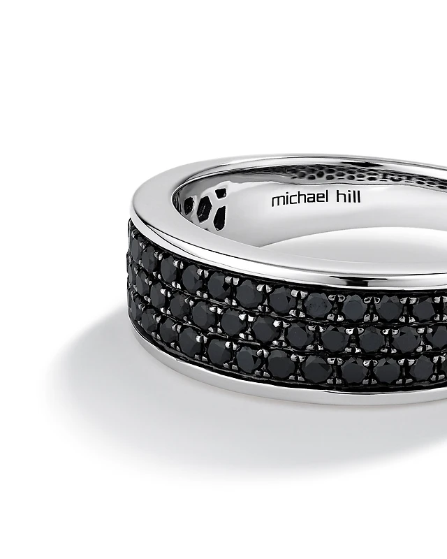 Michael Hill Black Diamond Pavé Ring with of Diamonds in