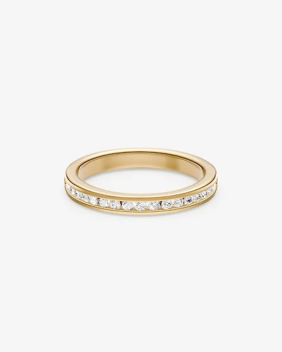 Wedding Band with Carat TW of Diamonds in 14kt Yellow Gold