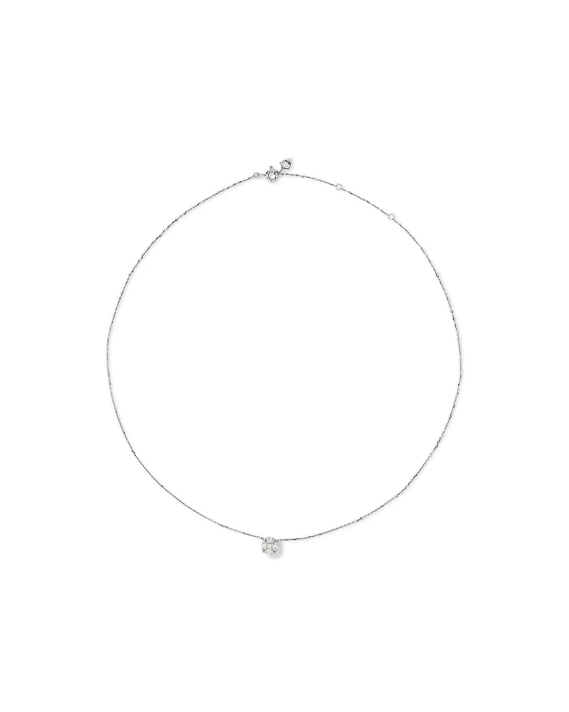 Pendentif de 0,39 carat TW en diamants princesse et marquise en or blanc 10kt