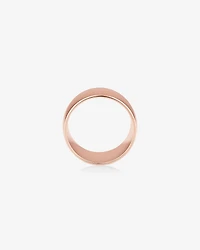 Bague cylindrique de 12 mm en or rose 10 K