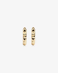 Signature Connect Huggie Earrings 10kt Yellow Gold