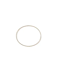 Bracelet ovale solide de 65 mm (2,5") de largeur 3.8 mm en or jaune 10 carats