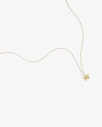 Collier papillon en or jaune 10 K