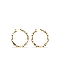 30mm Hoop Earrings in 10kt Yellow Gold