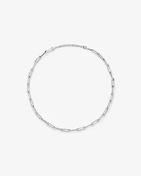 Chaîne à Maillons Boules et Ovales en Argent Sterling