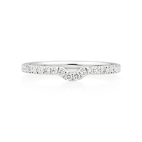 Alliance en or blanc 18 K à diamants totalisant 0,28 ct Sir Michael Hill Designer