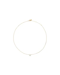 Pendentif rond TW à lunette brillante de 0,25 carat en or jaune 18 carats
