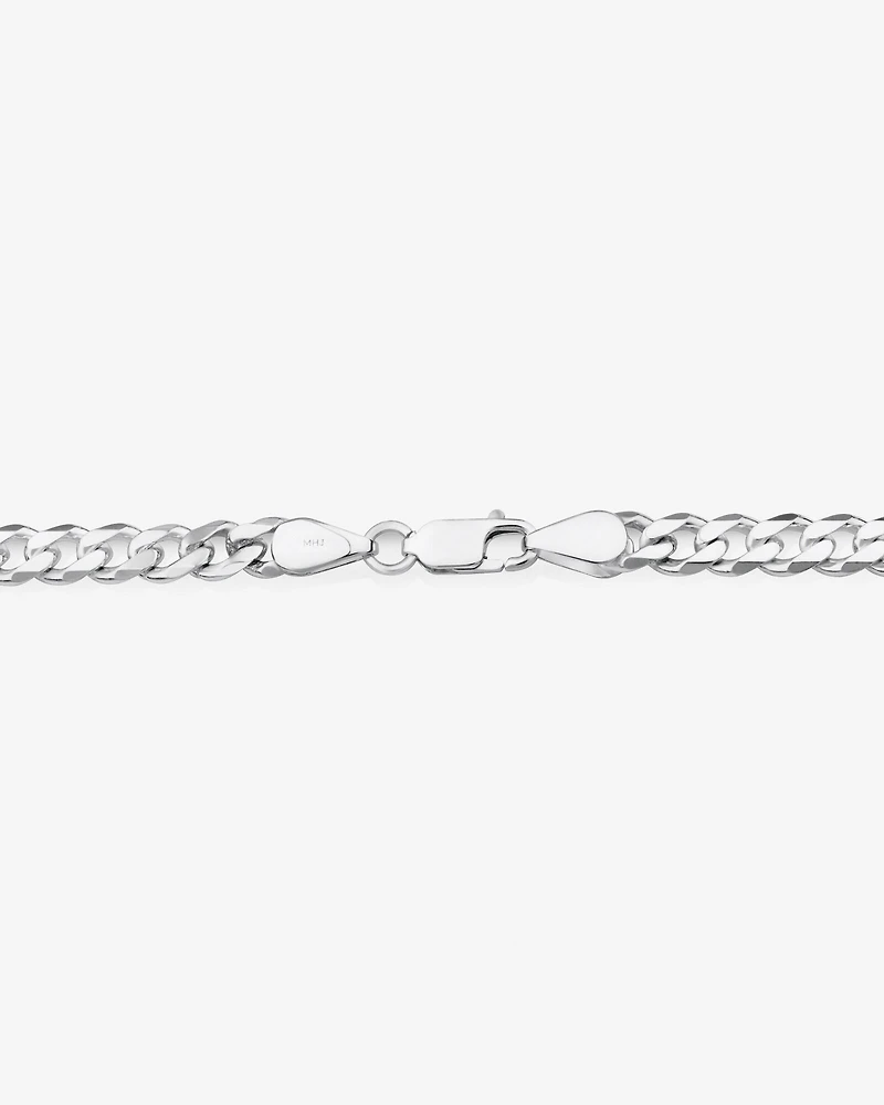 60cm (24") 5.5mm Width Curb Chain in Sterling Silver