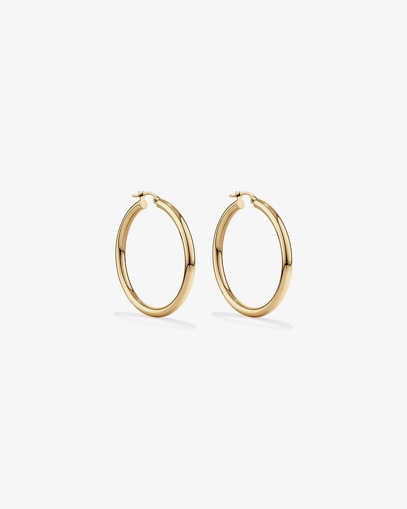 Anneaux de 30 mm en or jaune 10 K