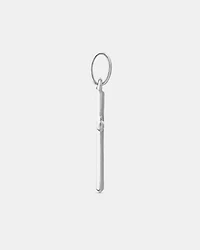 Pendentif en forme de croix en or blanc 10 K