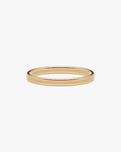 2mm Lite Half Round Wedding Band in 10kt Yellow Gold