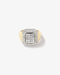 2,00 carats de diamants en grappe en or jaune 10 ct