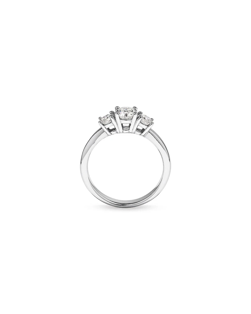 Bague en or blanc 14 carats avec diamants Signature 101 de 1,00 carat TW