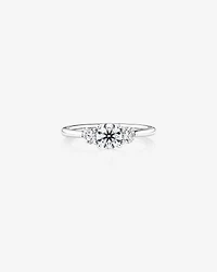 Bague de Fiançailles Trois Pierres Sir Michael Hill Designer avec 0,90 Carat TW de Diamants en Or Blanc 18kt