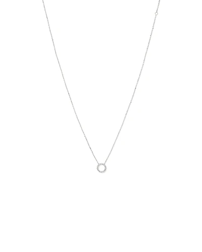 Carat TW Diamond Circle Necklace in 10kt White Gold