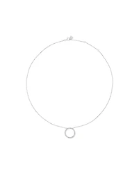 Collier de cercle de diamants TW de 0,40 carat en or blanc 10 carats