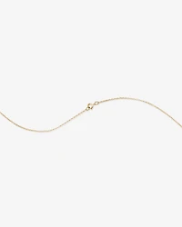 Collier à initiale « E » en or jaune 10 K à diamants totalisant 0,10 ct
