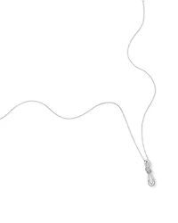 Pendentif TW Diamond Knots 0,15 carat en argent sterling