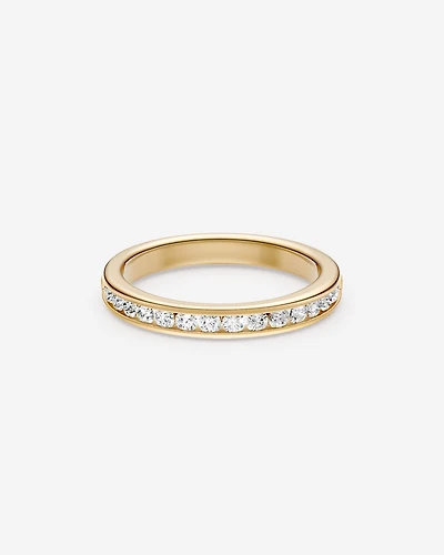 Wedding Band with 0.50 Carat TW of Diamonds in 14kt Yellow Gold
