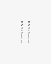 Drop Earrings with 1.00 Carat TW of Diamonds in 18kt White Gold