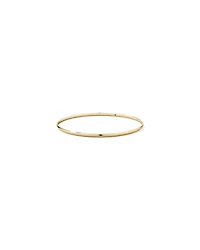 65mm (2.5") 2.3mm Width Solid Oval Bangle in 10kt Yellow Gold