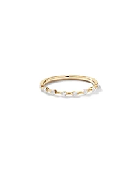 Alliance en or jaune 14 carats avec diamant de 0,15 carat