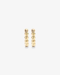 Créoles perlées 10,5 mm en or jaune 10 carats