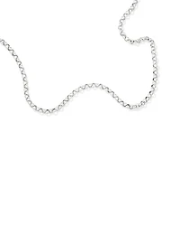 50cm (20") 6.5mm-7mm Width Belcher Chain in Sterling Silver