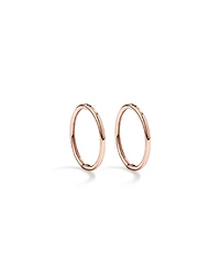 12mm Sleepers 10kt Rose Gold