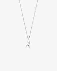 A Initial Pendant in Sterling Silver