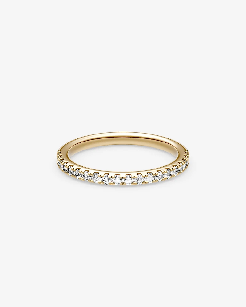 Bague de Mariage à Sertissage Griffe de Diamant de 0,34 Carat TW en Or Jaune 14kt
