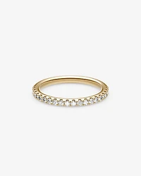 Bague de Mariage à Sertissage Griffe de Diamant de 0,34 Carat TW en Or Jaune 14kt