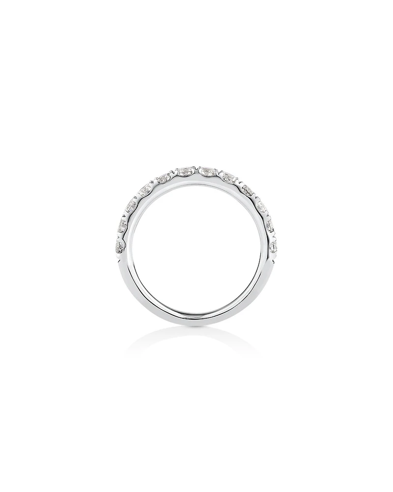 Alliance Evermore en or blanc 14 K avec diamants totalisant 1 ct