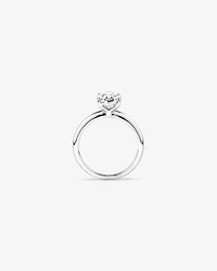 2.00 Carat TW Oval Cut Laboratory-Grown Diamond Solitaire Engagement Ring in 14kt White Gold