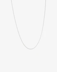 45cm (18") 2mm-2.5mm Width Belcher Chain in Sterling Silver