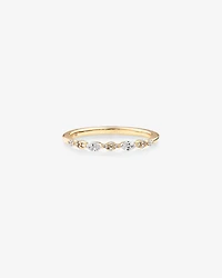 Bague Nuptiale avec 0,15 Carat TW de Diamants en Or Jaune 14kt