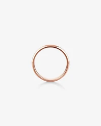 5mm High Domed Wedding Band in 10kt Rose Gold