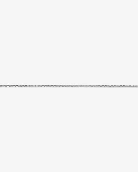 50cm (20") 1.25mm Width Round Box Chain Necklace in Sterling Silver