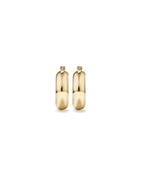 15mm Hoop Earrings 10kt Yellow Gold