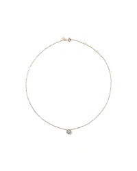 0.50 Carat TW Round Brilliant Laboratory-Grown Diamond Halo Pendant in 10kt Yellow Gold