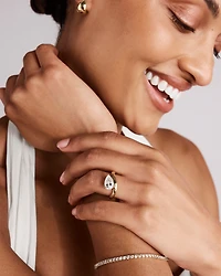 3.28 Carat TW Diamond Tennis Bracelet in 10kt Yellow Gold