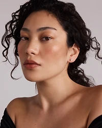 5mm Cultured Freshwater Pearl and Diamond Stud Earrings in Sterling Silver