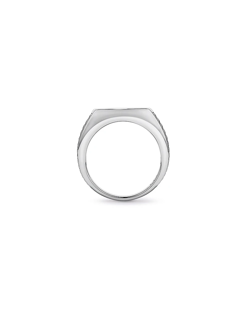 Tiger Eye Signet Ring in Sterling Silver