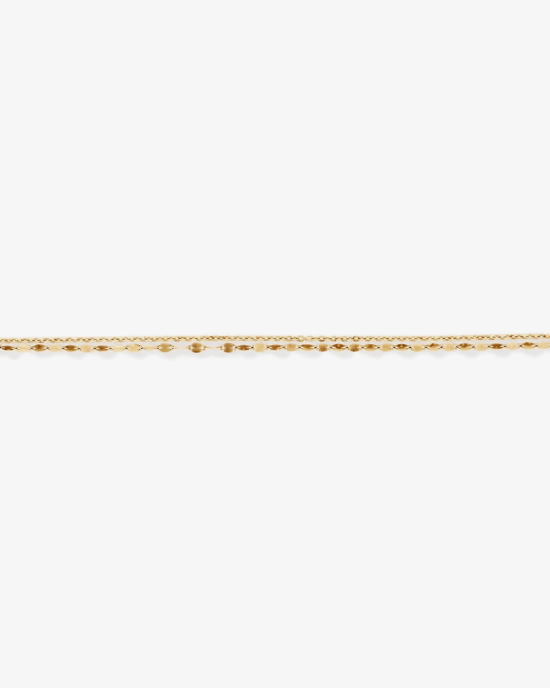 25cm Multistrand Bolo Bracelet in 10kt Yellow Gold