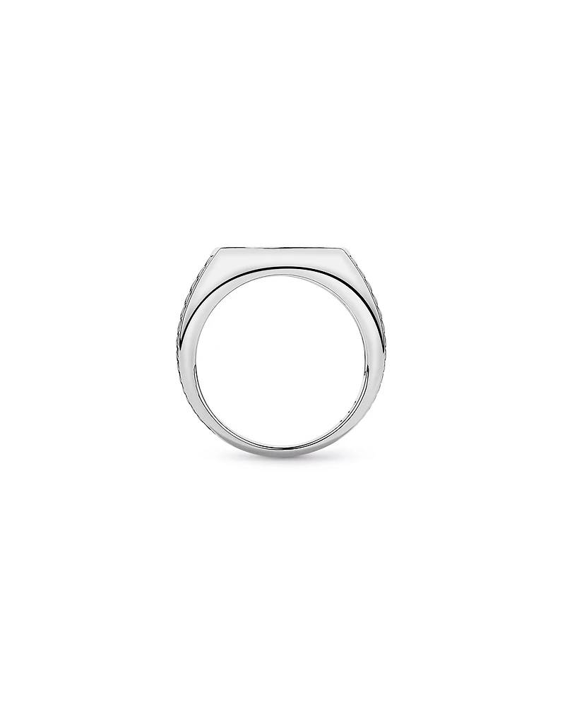 Turquoise Signet Ring in Sterling Silver