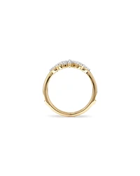 Bague amplificatrice avec 0,33 carat TW de diamants en or jaune 14kt
