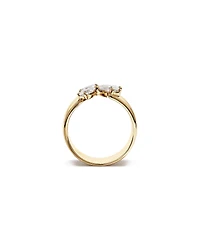1.00 Carat TW Laboratory-Grown Diamond Pear Ring 10kt Yellow Gold