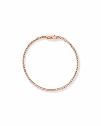 2.46 Carat TW Diamond Tennis Bracelet in 10kt Rose Gold